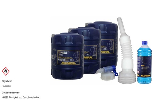 60l mannol hydrauliköl hydro - mannol,