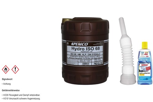 10l pemco hydrauliköl iso - hydrauliköl,