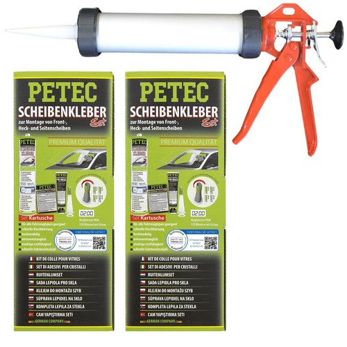 Petec scheibenkleber set - 2x, scheibenkleber-set