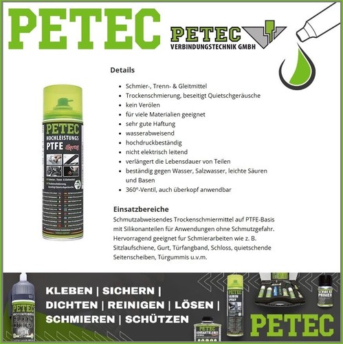 Trockenschmierstoff petec - trockenschmierstoff,